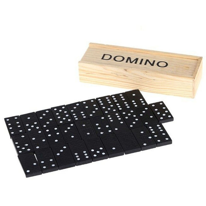 Outdoor Furniture Australia - 28 stks/set Houten Domino Bordspellen Tafelspel