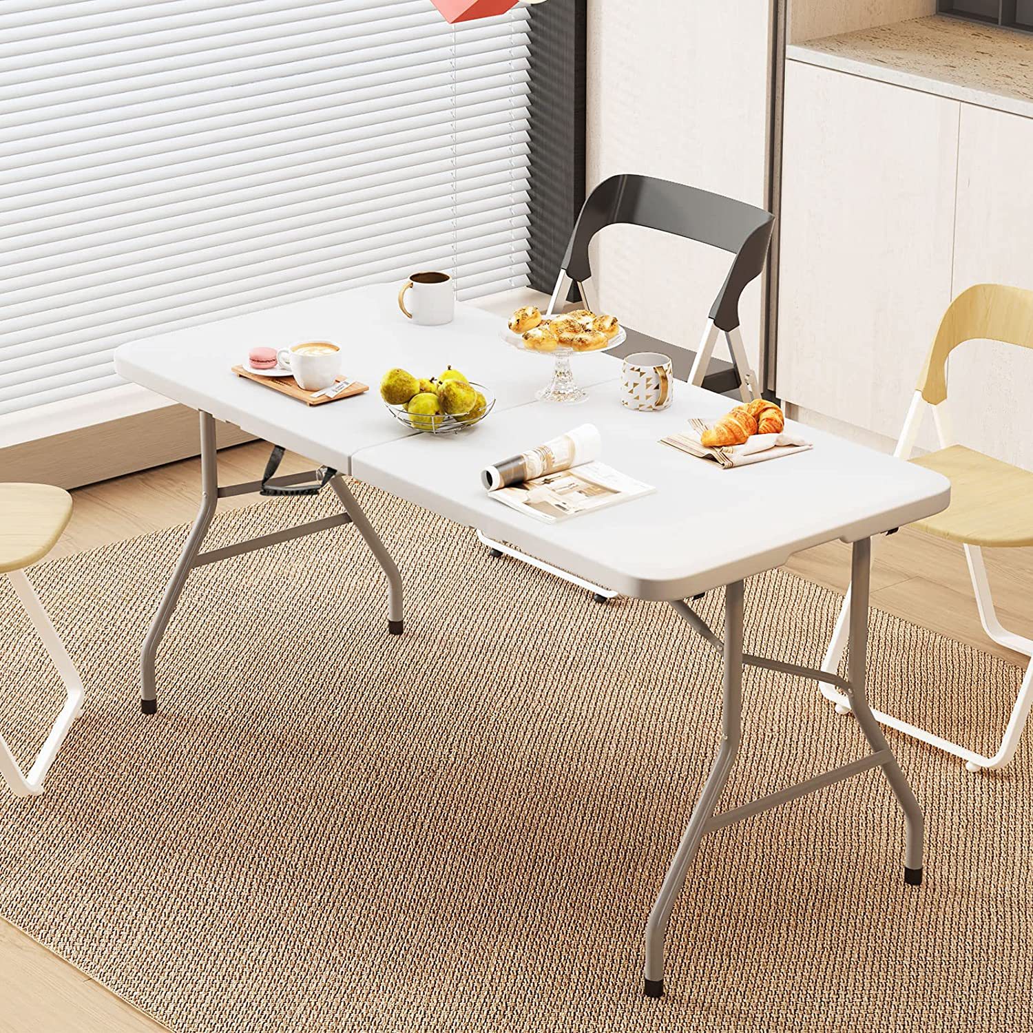Outdoor Furniture Exhibition - Klaptafel buiten HDPE draagbare kraam tentoonstelling