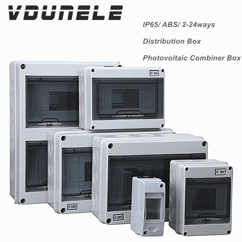 Outdoor Furniture Outlet - IP65 Verdeelkast voor DC-schakelaar HT-2-24WAY PC/ABS