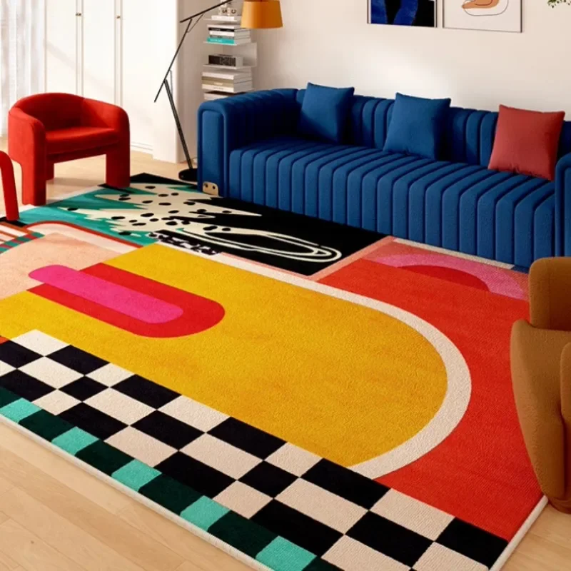 Outdoor Furniture For Cafe - Woonkamertapijt Kunst Onregelmatige kleur Abstract Huis