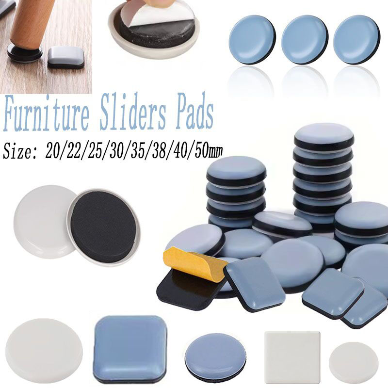 Outdoor Furniture Glider - 24/16/8/4 stuks zelfklevende meubelglijders, dikke stoelpootvloerbeschermers,