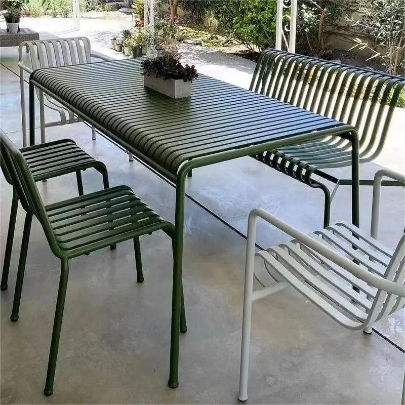Smeedijzeren moderne, eenvoudi - Outdoor Furniture For Cafe recensie en prijs