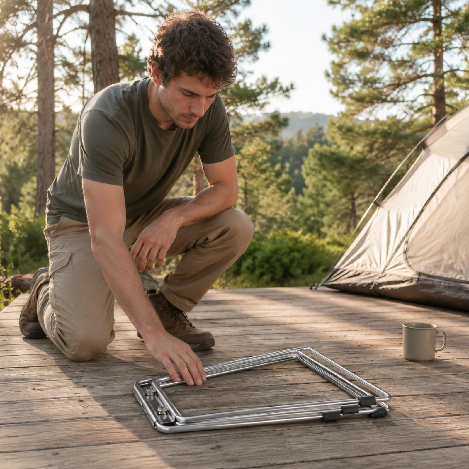 Opvouwbare buitenbureauhouder, - Outdoor Furniture Australia recensie en prijs