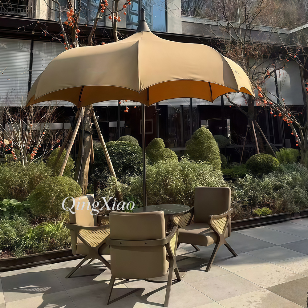 Gebogen offset cantilever para - Outdoor Furniture For Cafe recensie en prijs