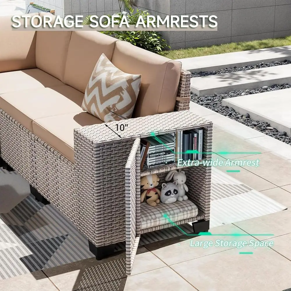 7-delige tuinmeubelset met vuu - Outdoor Furniture Set With Fire Pit recensie en prijs