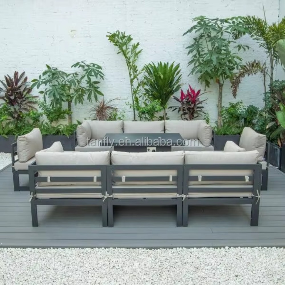 Villa Hotel Buitenmeubelenset  - Outdoor Furniture Set With Fire Pit recensie en prijs