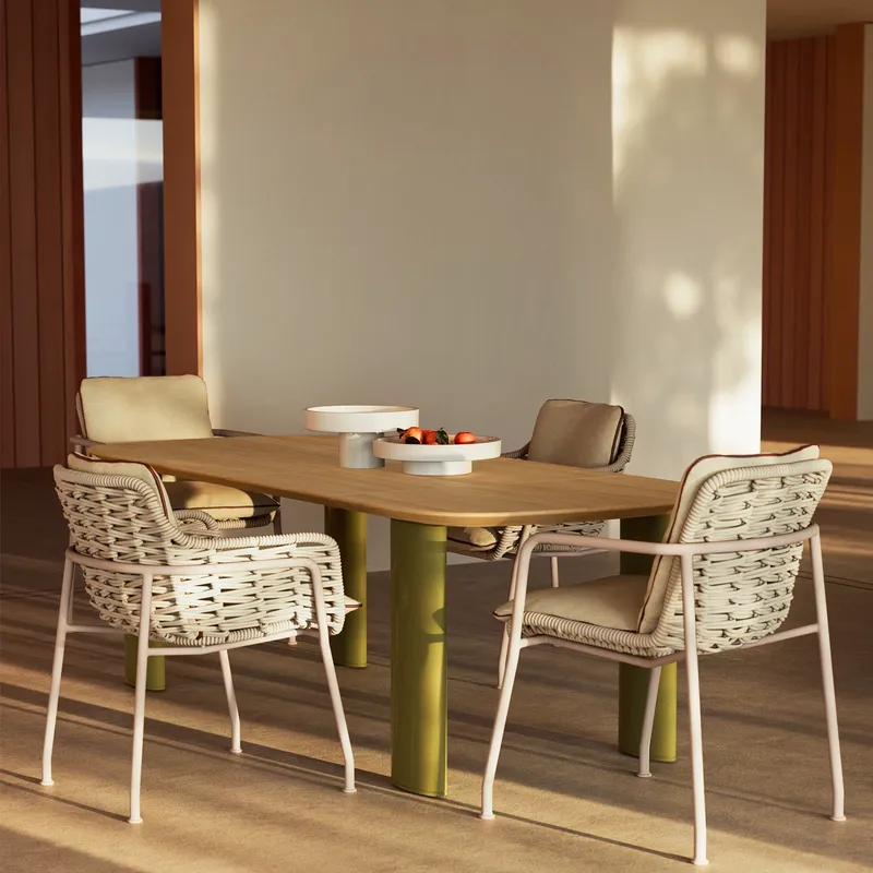 Nordic Rattan Outdoor Dining T - Outdoor Furniture For Cafe recensie en prijs