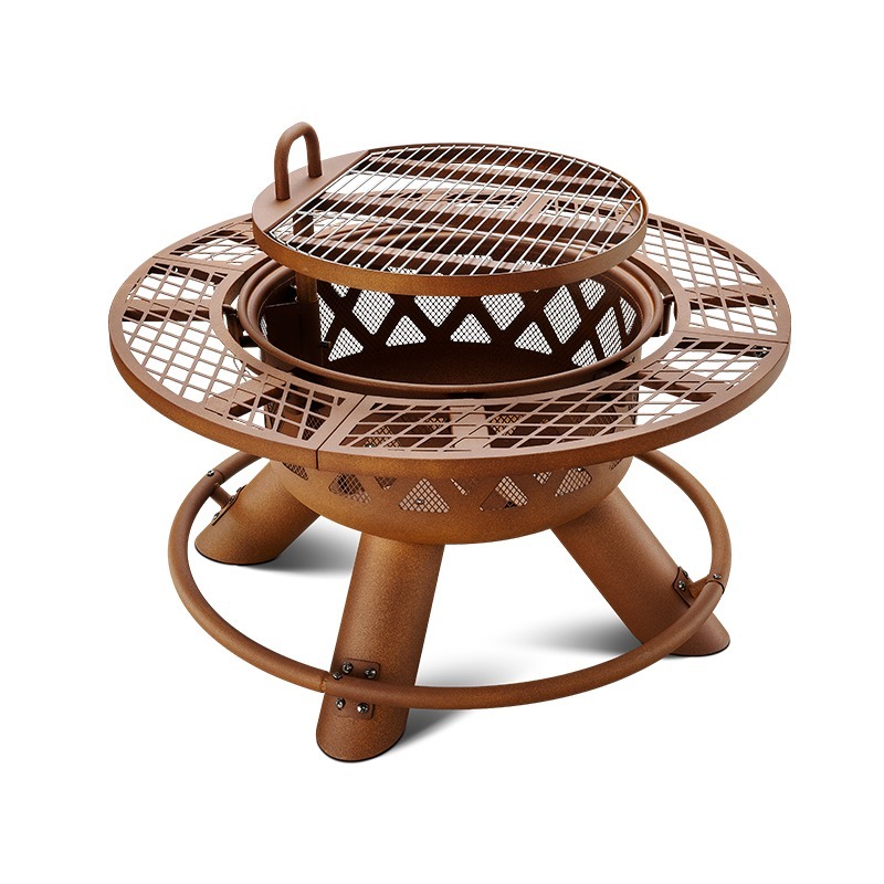 2026 Moderne Buitenhaard van S - Outdoor Furniture Set With Fire Pit recensie en prijs