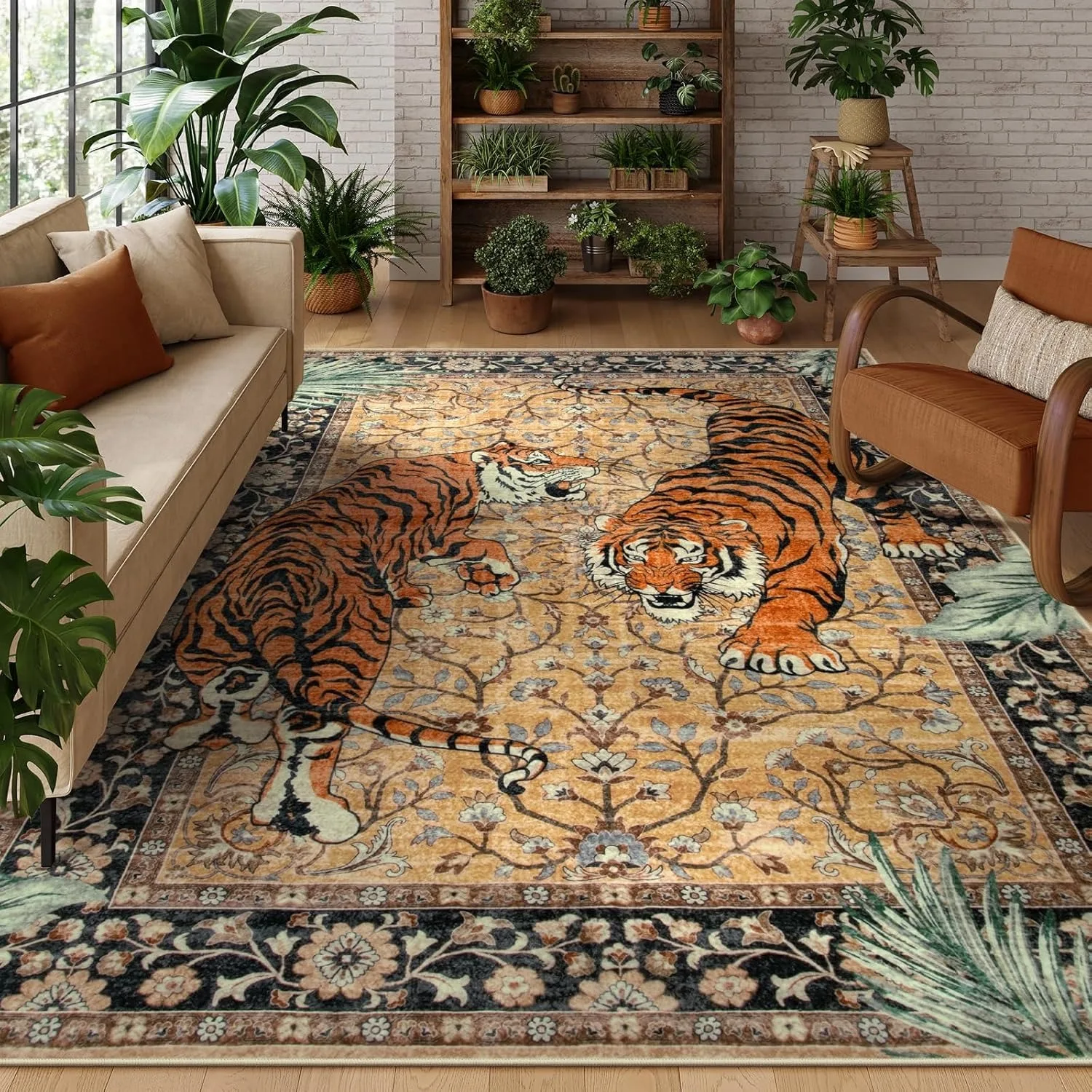 Jungle Tiger Rug voor woonkame - Outdoor Furniture For Cafe recensie en prijs