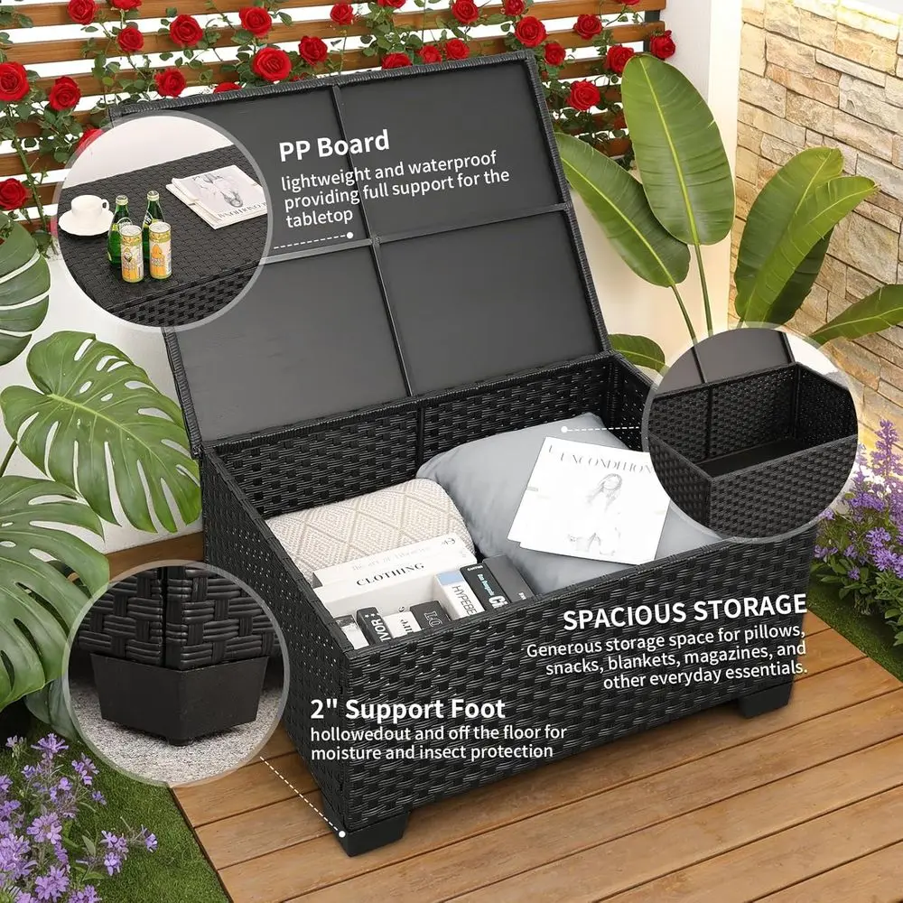 45-delige tuinmeubelset met 7  - Outdoor Furniture Set With Fire Pit recensie en prijs