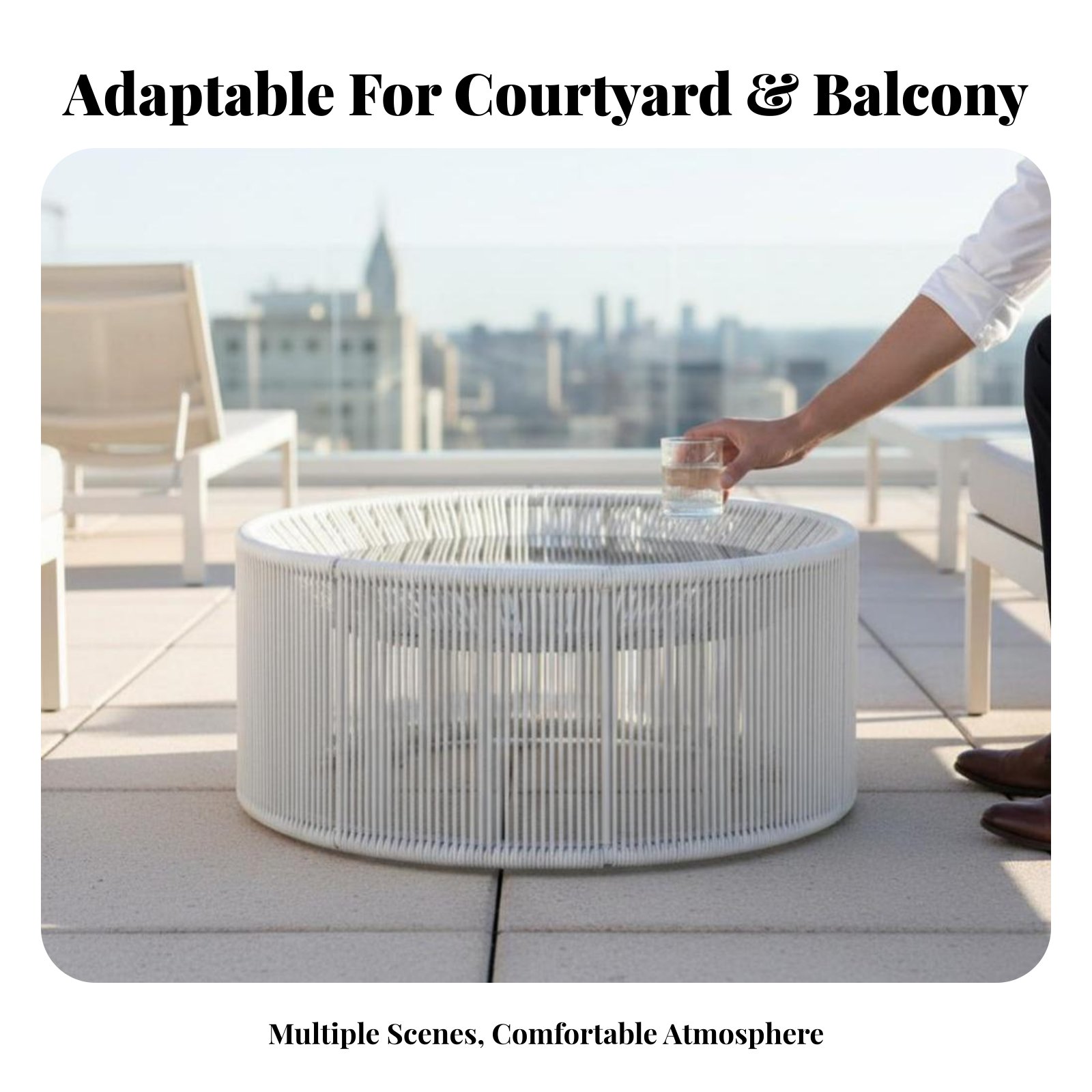 3-delige geweven tuinset, weer - Outdoor Furniture Easy To Clean recensie en prijs
