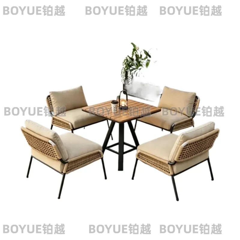 Tuinmeubelenset van rotan en w - Outdoor Furniture For Cafe recensie en prijs