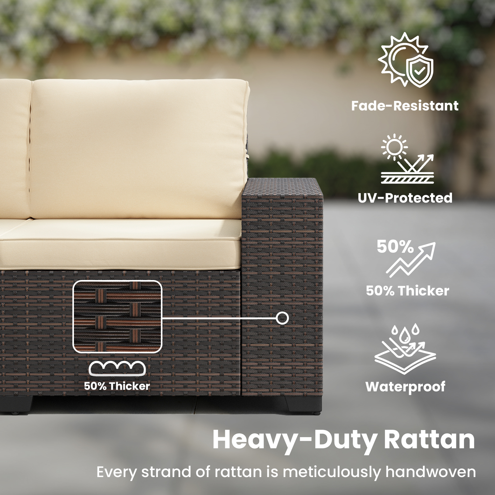 7-delige terrasmeubelset met 4 - Outdoor Furniture Set With Fire Pit recensie en prijs