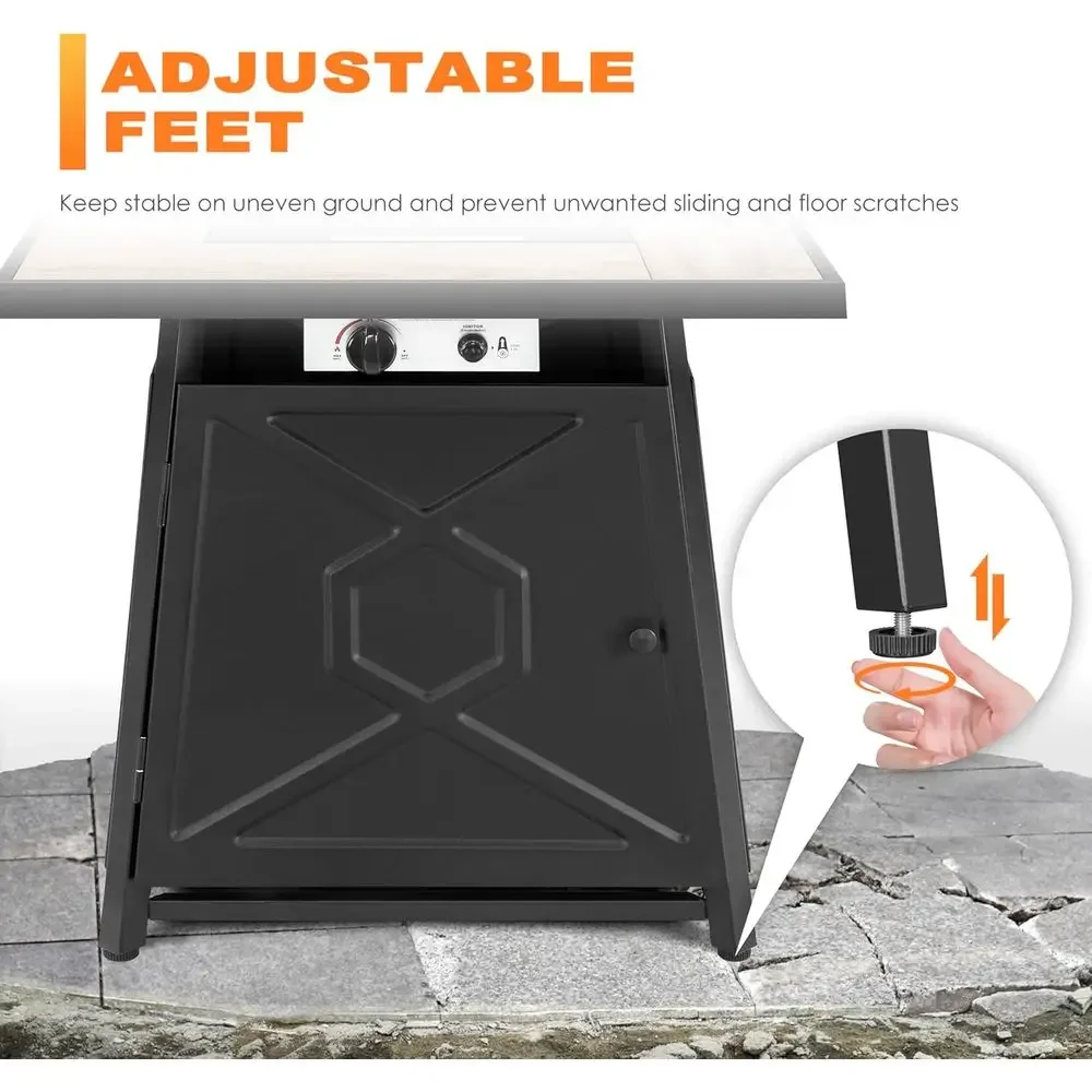 5-delige tuinmeubelset met vuu - Outdoor Furniture Set With Fire Pit recensie en prijs
